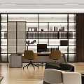 New Chinese-style Manager Office 3d model