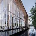 Modern Sales Office Building Sales Office 3d model