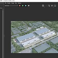 Modern Industrial Factory Aerial View Layout With Multiple Buildings And Green Surroundings
