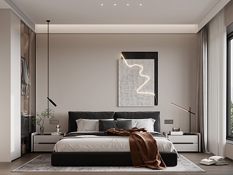 Modern Bedroom 3d model