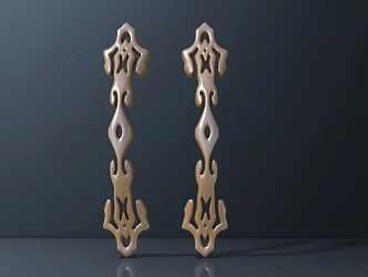 Modern handle 3d model