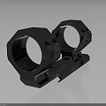 Tactical Weapon Scope Mount Rings With Dual Ring Metal Construction For Rifle Secure Attachment
