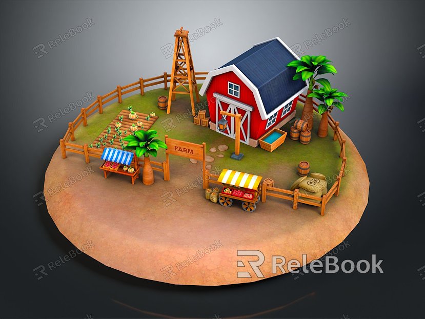 Cartoon Landscape Animation Landscape Landscape Landscape Landscape Rural Landscape Painting Outdoor Landscape Rural Landscape model