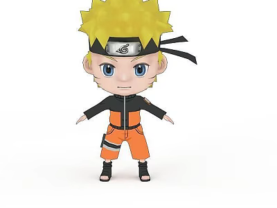 Cartoon Character Themed Locker With Orange And Black Design Elements 3d model