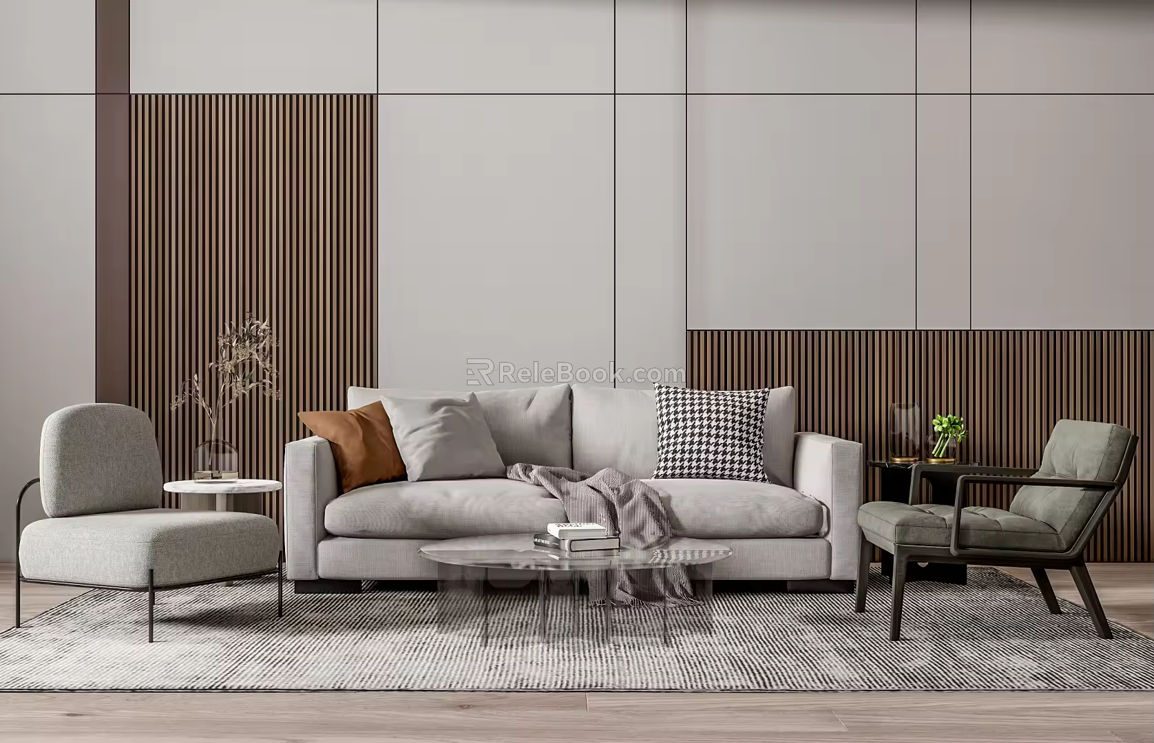 Modern Sofa Coffee Table Combination Sofa Coffee Table 3d model