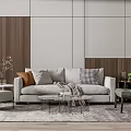 Modern Sofa Coffee Table Combination Sofa Coffee Table 3d model