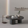 06 Tea Table Middle and Ancient Style Tea Table Ornaments 3d model