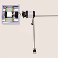 Open Toolbox With Various Hardware Tools And Telescopic Tool Arm Beside