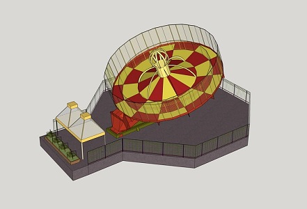 Children's amusement facilities 3d model