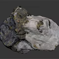 Natural Stone Material With White Brown Black Color And Natural Texture For Decoration