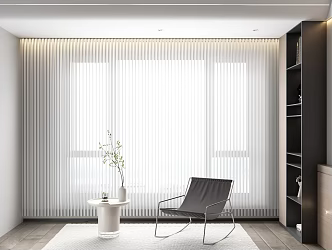Modern Curtain Dream Curtain 3d model