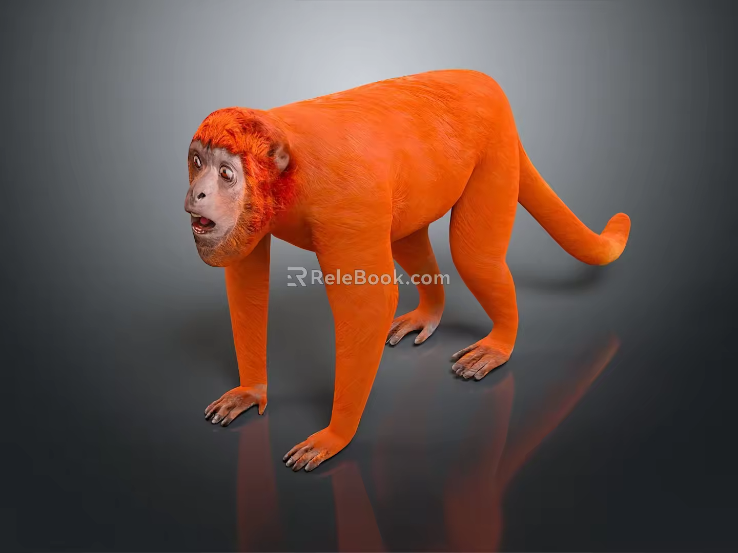 Monkey Monkey Cartoon Monkey Anime Monkey Stylized Monkey Fantasy Style Monkey Toy 3d model