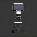 TecnoView Digital Microscope With Built In Screen For Scientific Observation And Research 3d model