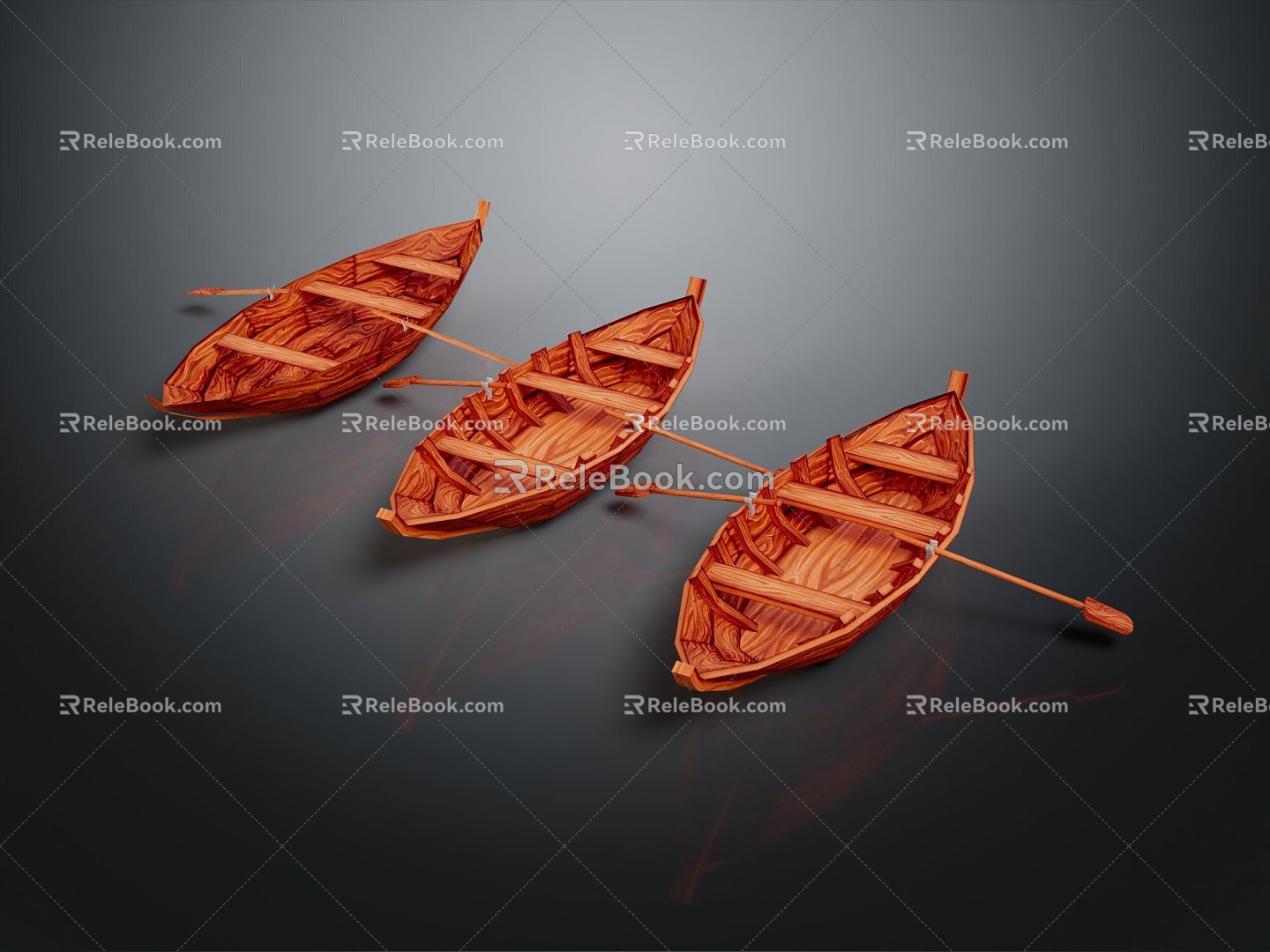 Small Boat Small Wooden Boat Fishing Boat Wooden Boat 3d model