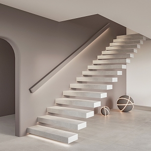 Modern Stairs 3d model