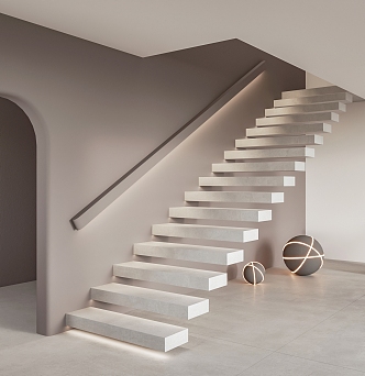 Modern Stairs 3d model