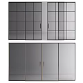 Modern Sliding Doors Design With Glass Panels And Metal Frames For Interior Decor