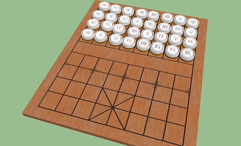 Chinese Chess 3d model