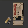 Winchester Super X 30 30 Ammunition Box With Brass Bullets And Open Packaging 3d model