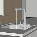 Modern sink wash basin 3d model