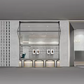 Modern Public Office Space With Desks Office Chairs Computers And Open Layout