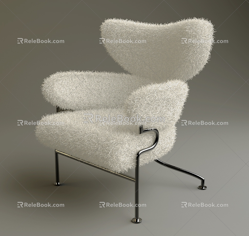 Leisure Chair Leisure Chair Armchair Single Chair Sofa Chair Chair 3d model