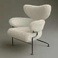 Leisure Chair Leisure Chair Armchair Single Chair Sofa Chair Chair 3d model