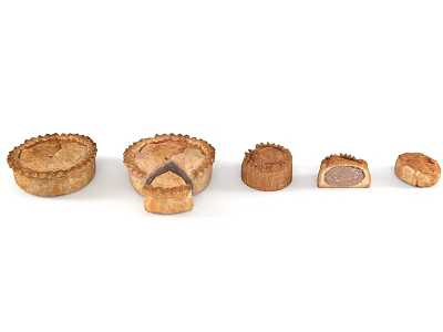 Modern Nang Pasta with Meat 3d model