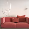 SHAALArper modern double sofa 3d model