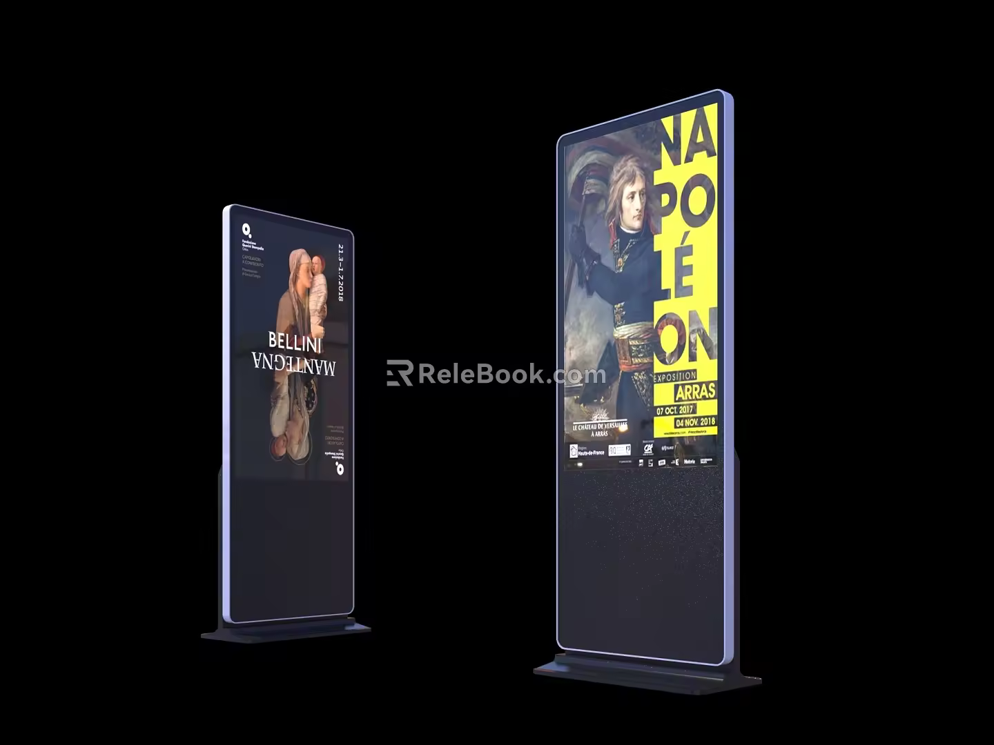 Modern all-in-one vertical touch screen 3d model