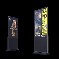 Modern all-in-one vertical touch screen 3d model
