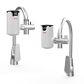 Modern VIOMI Water Faucets With White Filter And Silver Metal Design For Kitchen Use