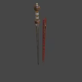 Weapon Sword and scabbard 3d model