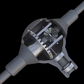 Automobile differential system differential auto parts 3d model