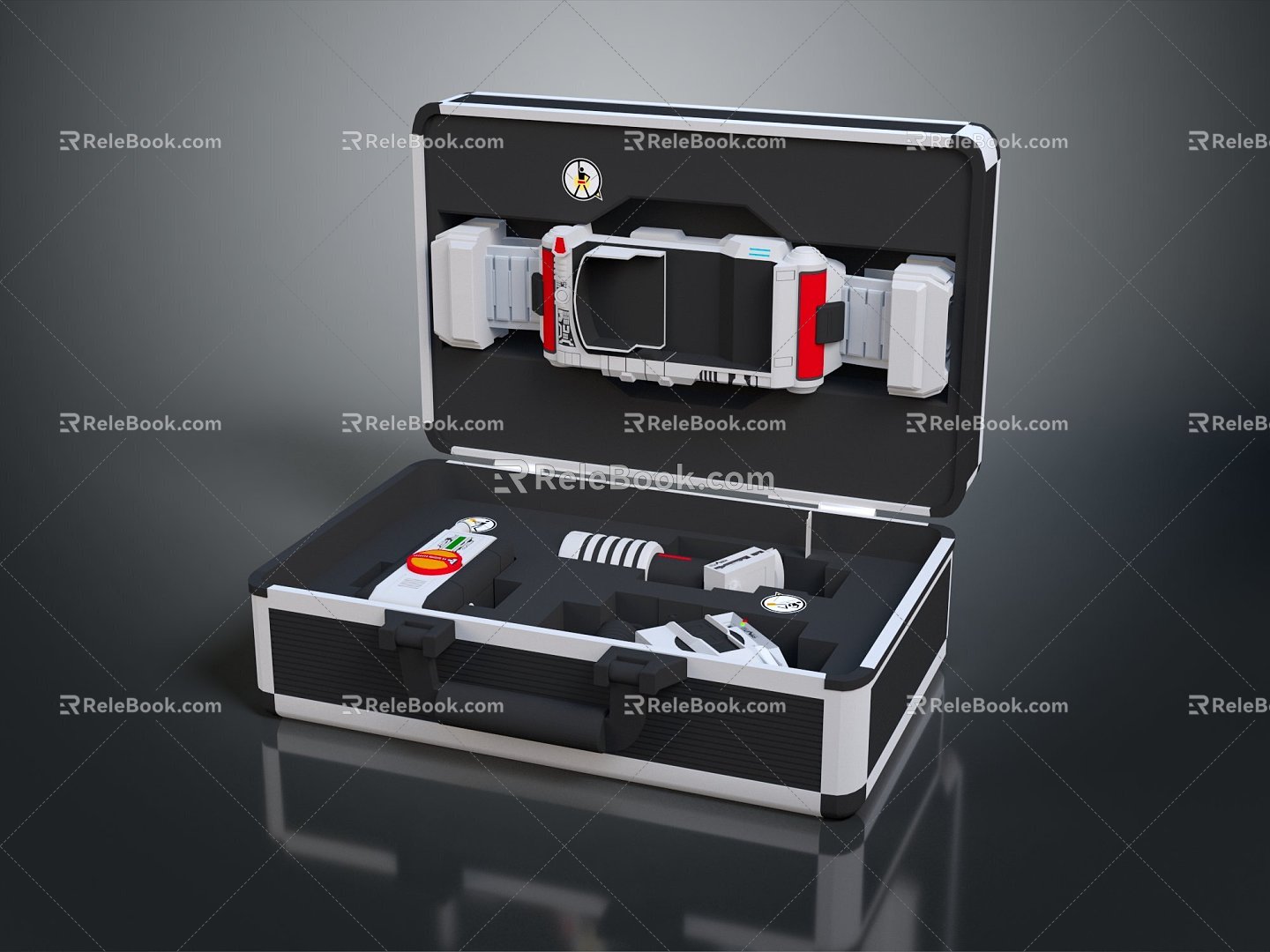 Modern Box Kamen Rider Box Gearbox Goods Box 3d model