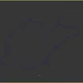 Geographical Outline Wall Decor In Green Featuring Mountain And Water Textures