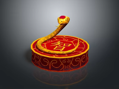 snake cobra venomous snake python reptile cold-blooded animal reptile 3d model