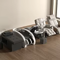 Modern Comfortable Leather Massage Chair with Full Body Massage Function for Home Use