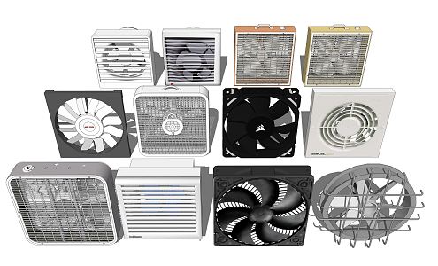 modern exhaust fan 3d model