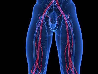 Chest Organs 3D Rendered Anatomical Structure With Blood Vessels And Medical Details 3d model