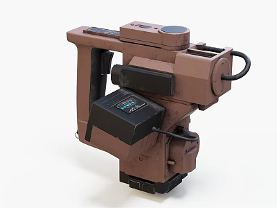 Durable Commercial Equipment With Control Panel Ergonomic Handle And Power Cable 3d model