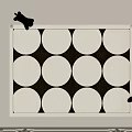 Modern Geometric Carpet Simple Carpet 3d model