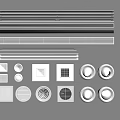 Air Conditioner Vents With Various Modern Designs Including Grilles Circular And Linear Styles