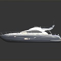 Modern Yacht Ship Private Ship 3d model