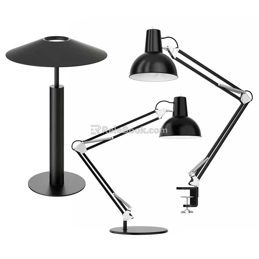 Modern table lamp 3d model