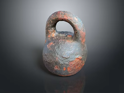Dumbbell Kettlebell Plastic Dumbbell Water Injection Dumbbell Electroplating Dumbbell Paint Dumbbell Sponge Dumbbell 3d model