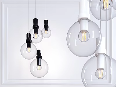 Modern Chandelier Simple Chandelier 3d model