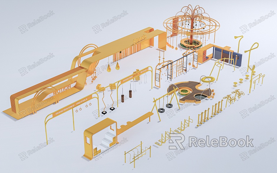 Modern play equipment children's play equipment children's play equipment playground swing model