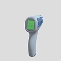 Handheld Non Contact Infrared Thermometer With Digital Display And Buttons