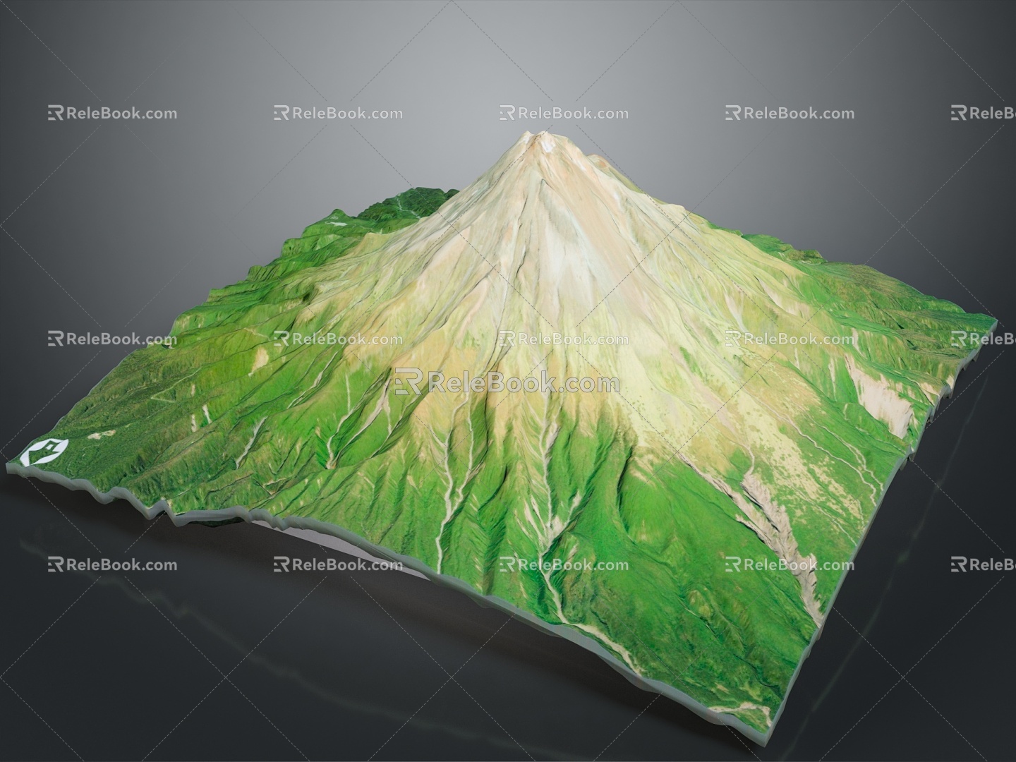 Geography, topography, mountain shape, ridge, ridge, valley, mountain range, canyon, geomorphology, mountain peak, mountain body 3d model